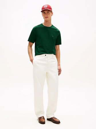 ESS SEASONAL REG FIT SOLID TEE Erkek Yeşil T-Shirt - MW0MW39995