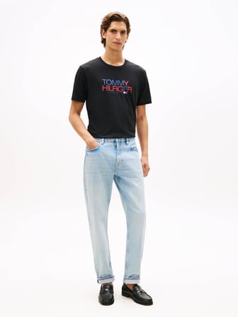 Tommy Hilfiger MW0MW42369BDS Brand Love Big Text Erkek Tişört