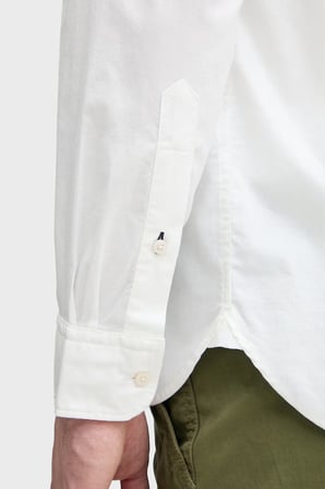 Tommy Hilfiger Pamuklu Düğmeli Yaka Uzun Kollu Gömlek Erkek GÖMLEK MW0MW42287 YBR BEYAZ