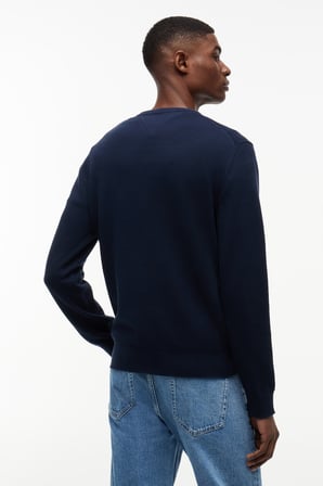 TJM SLIM ESS LIGHT SWEATER EXT Erkek Mavi Kazak - DM0DM22853
