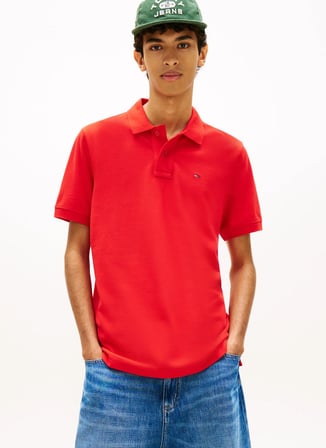 Tommy Jeans Kırmızı Erkek Polo T-Shirt DM0DM22711XL8 Kırmızı Polo T-Shirt