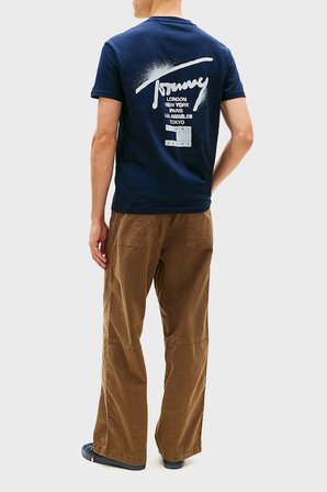 Tommy Jeans Erkek T Shirt DM0DM22553 C1G