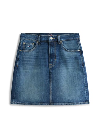 Tommy Jeans Lacivert Kadın Denim Etek MOM UH SKIRT BJ8155