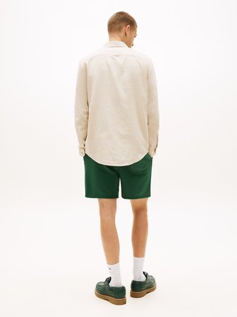 TJM REG LINEN BLEND SHIRT EXT Erkek Bej UK Gömlek - DM0DM22761