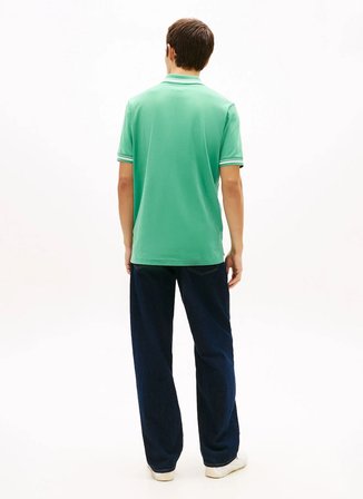Tommy Jeans Yeşil Erkek Polo T-Shirt DM0DM22700L5Y Yeşil Polo T-Shirt