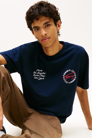 Tommy Jeans Erkek Tişört-DM0DM22535