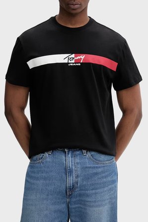 Tommy Jeans Erkek T Shirt DM0DM22539 BDS