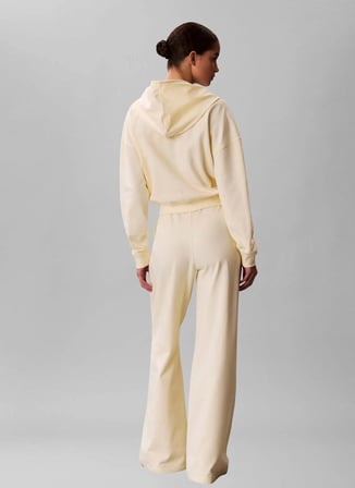 Calvin Klein Sarı Kadın Sweatshirt FULL ZIP SWEAT HOODIE
