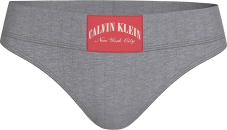 CALVIN KLEIN Kadın Marka Logolu Günlük Kullanıma Uygun Gri Külot LV00QF8711 P7A