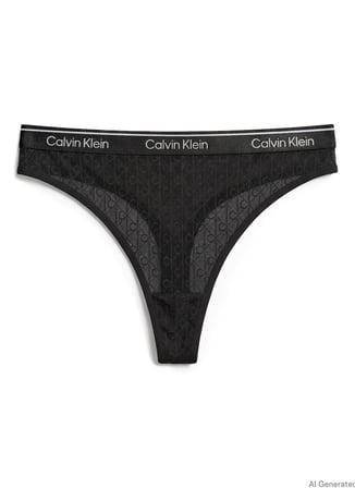 Calvin Klein Siyah Kadın Dantel Bikini Külot THONG LV00QF8873UB1