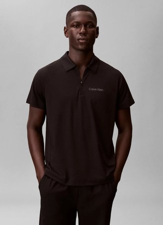 Calvin Klein Jeans Siyah Erkek Polo T-Shirt LVGMS6K110UB1 Siyah Polo T-Shirt