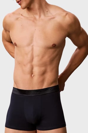 Calvin Klein Logolu 3 Pack Boxer LV00NB45754XR Erkek BOXER LV00NB4575 4XR Lacivert-Sarı-Gri