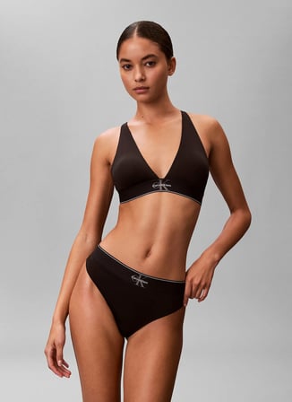 Calvin Klein Siyah Kadın Tanga LV00QF8813 CK WOMEN