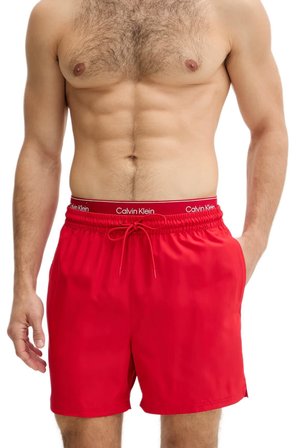 Calvin Klein Erkek Kırmızı Deniz Şortu LV00N61023
