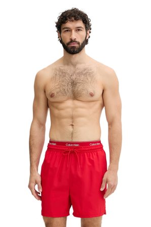 Calvin Klein Erkek Kırmızı Deniz Şortu LV00N61023