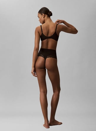 Calvin Klein Tanga, L, Siyah