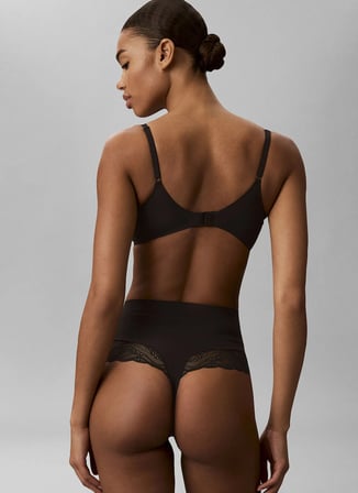 Calvin Klein Tanga, L, Siyah