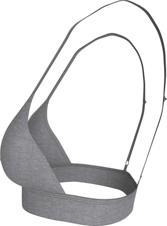 CALVIN KLEIN Kadın Marka Logolu Günlük Kullanıma Uygun Gri Sütyen LV00QF8886 P7A