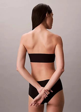 Calvin Klein Siyah Kadın LV00QF8413 Straplez Sütyen
