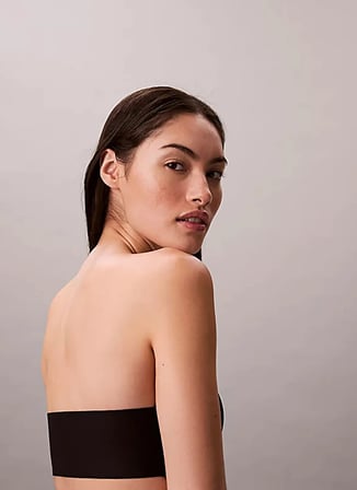 Calvin Klein Siyah Kadın LV00QF8413 Straplez Sütyen