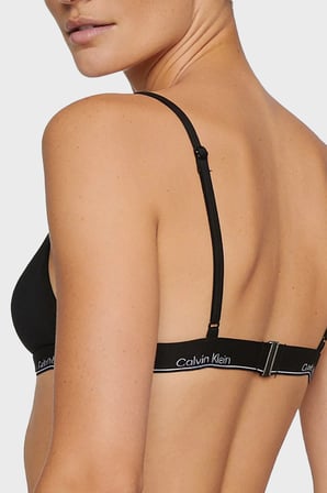 Calvin Klein Üçgen Logolu Bikini Üstü LV00Q61208UB1 Bayan BİKİNİ ÜSTÜ LV00Q61208 UB1 SİYAH