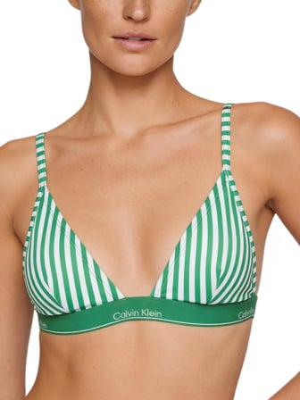 Calvin Klein Kadın Yeşil Üçgen Bikini Üstü LV00Q61208 