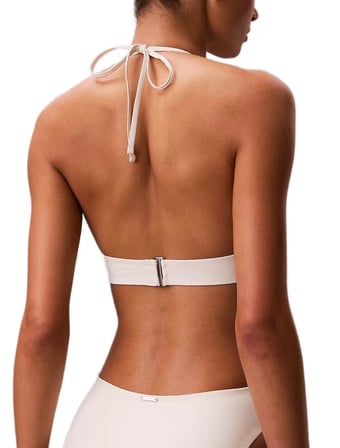 Calvin Klein Kadın Beyaz Derin V Yaka Mayo LV00Q61126