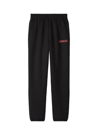 Calvin Klein Jeans Siyah Erkek Rahat Baskılı Sweatpant LVGMF5P7053IT Siyah Eşofman Altı