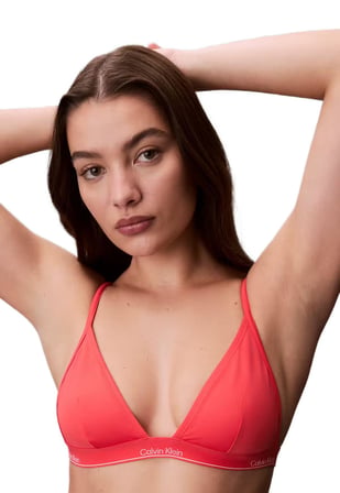 Calvin Klein Kadın Pembe Üçgen Bikini Üstü LV00Q61208 