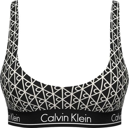 CALVIN KLEIN Kadın  Siyah-Beyaz Bikini Üstü LV00Q61207 32N