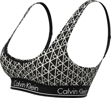 CALVIN KLEIN Kadın  Siyah-Beyaz Bikini Üstü LV00Q61207 32N