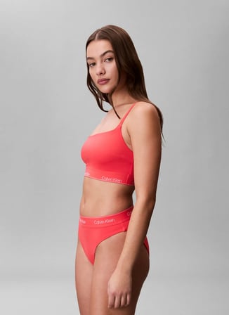 Calvin Klein Pembe Kadın Bikini Üst SQUARE NECK BRALETTE