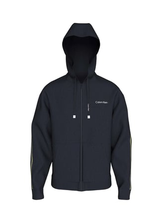 Calvin Klein Jeans Lacivert Erkek Kapüşon Standart Baskılı Sweatshirt LVGMS6W3020PP Lacivert Sweatshirt