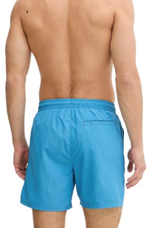 Calvin Klein Erkek Mavi Orta Boy Bağcıklı Kapalı Bel Deniz Şortu LV00N61027 