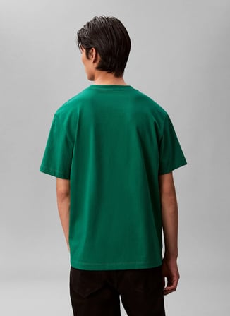 Calvin Klein Jeans Yeşil Erkek Standart Baskılı T-Shirt LV04RB862GL4G Yeşil T-Shirt