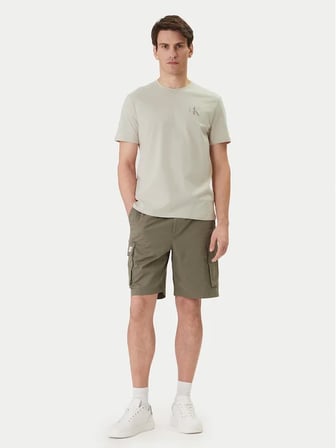 CALVIN KLEIN Erkek Marka Logolu Günlük Kullanıma Uygun Çok Renkli T-Shirt LV04RF279G 2XU