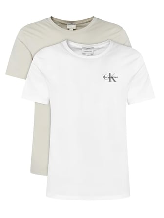 CALVIN KLEIN Erkek Marka Logolu Günlük Kullanıma Uygun Çok Renkli T-Shirt LV04RF279G 2XU
