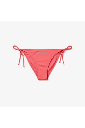 Side Tie Kadın Pembe Bikini Altı