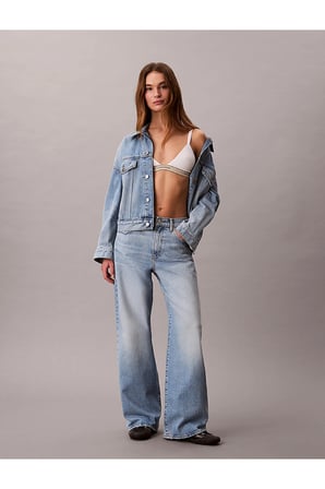 Kadın Wide Leg Tinted Cruise Jean