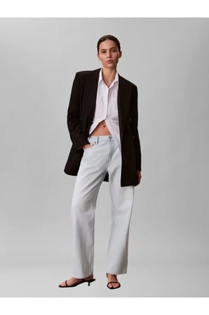 90s STRAIGHT BLEACHE, SCJ, SH, 25 Açık Mavi Kadın Kot Pantolon