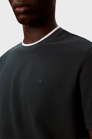 Calvin Klein % 100 Pamuk Regular Fit Bisiklet Yaka T Shirt LV04LF215GPZM Erkek T SHİRT LV04LF215G PZM PETROL
