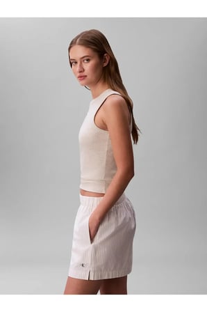 POPLIN CHINO SHORT Y, F7J, XXS Bej Kadın Şort