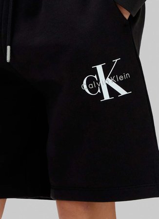Calvin Klein Siyah Erkek Çocuk Baskılı Şort LV1CKSJC51BEH