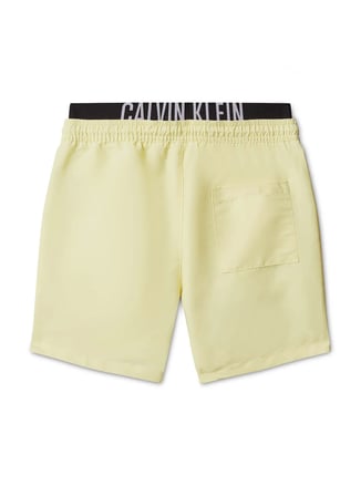 Calvin Klein Sarı Erkek Çocuk Desenli Şort Mayo KV0KV00054ZA0