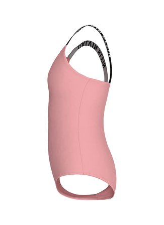 Calvin Klein Pembe Kız Çocuk Baskılı Mayo KY0KY00098TFL