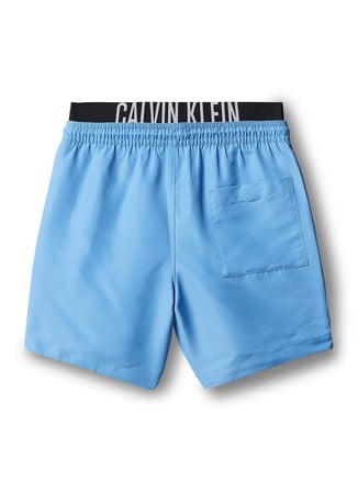 Calvin Klein Mavi Erkek Çocuk Desenli Şort Mayo KV0KV00054CIY