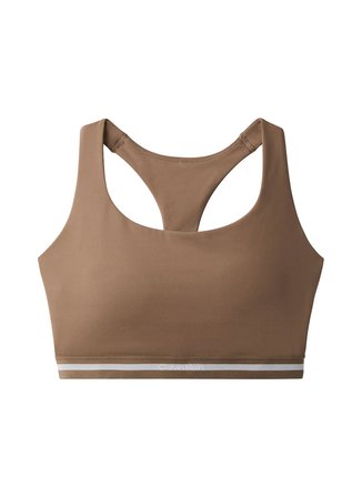 Calvin Klein Vizon Kadın Sporcu Büstiyer Icon Sport Medium Support Bra