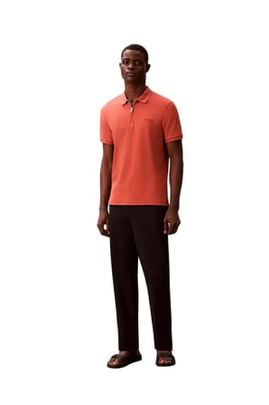Calvin Klein LV04LE255G Ss Slim Supima Erkek Polo Tişört