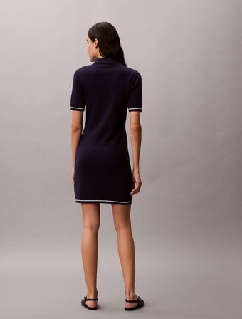 Calvin Klein Mikrokablo Mini Kadın Mor Elbise LV047F323G-9EI