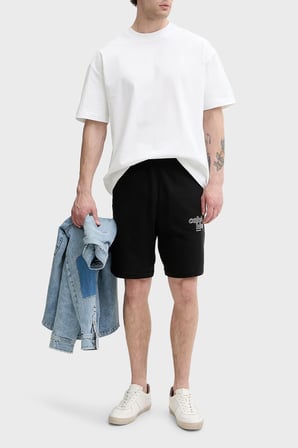 Calvin Klein Logolu % 100 Pamuk Oversize T Shirt LV04RAB806YAF Erkek T SHİRT LV04RAB806 YAF BEYAZ